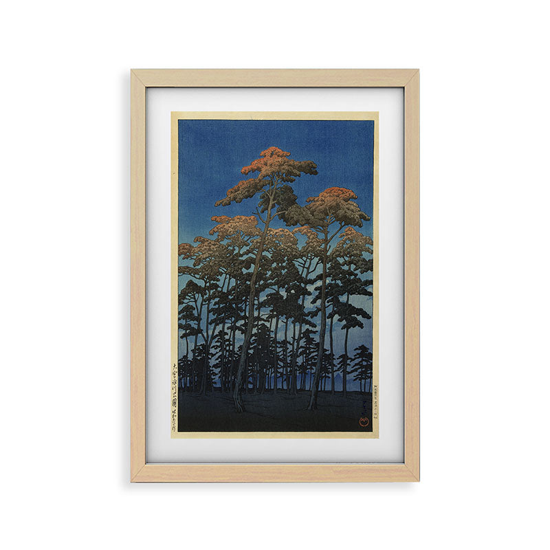 "Hikawa Park in Omiya" by Hasui Kawase, 1930 Framed Art Print