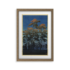 "Hikawa Park in Omiya" by Hasui Kawase, 1930 Framed Art Print