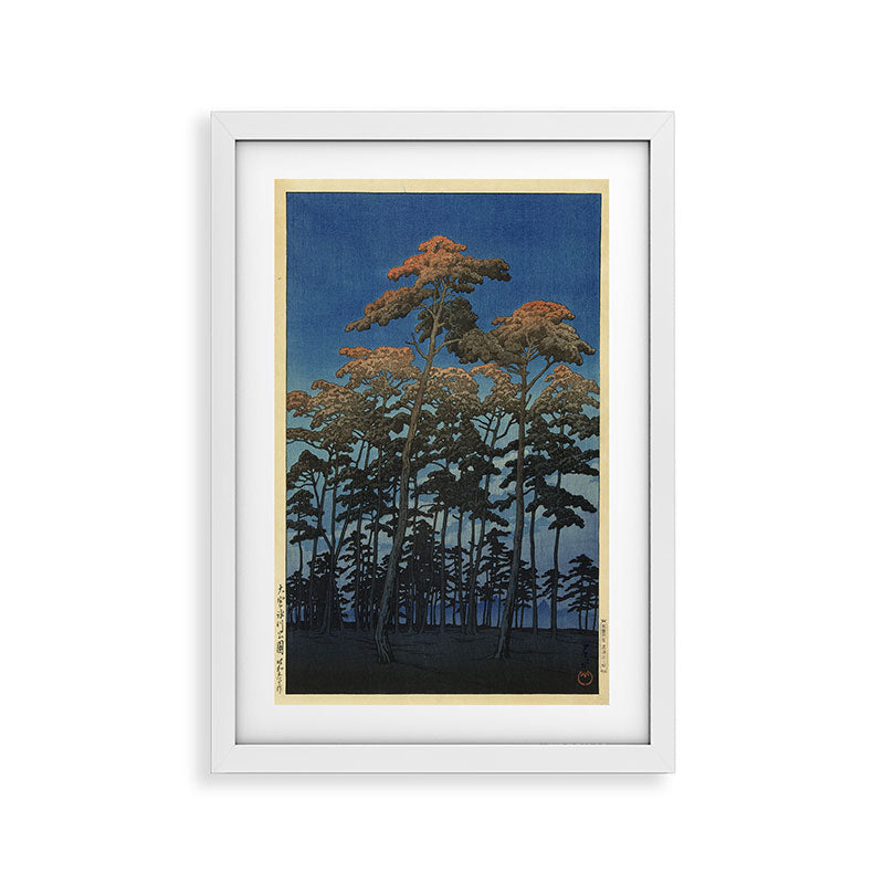 "Hikawa Park in Omiya" by Hasui Kawase, 1930 Framed Art Print