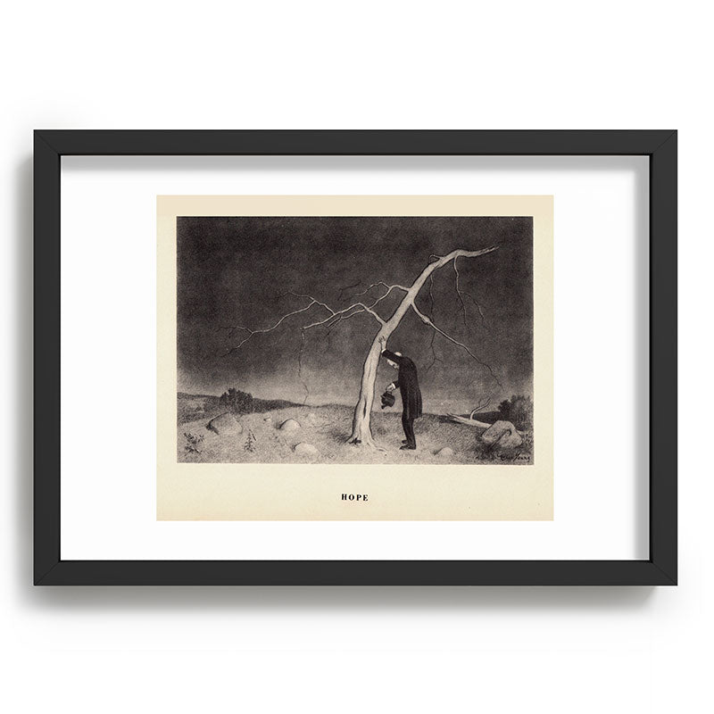 "Hope" from "Trees at Night" by Art Young Framed Art Print