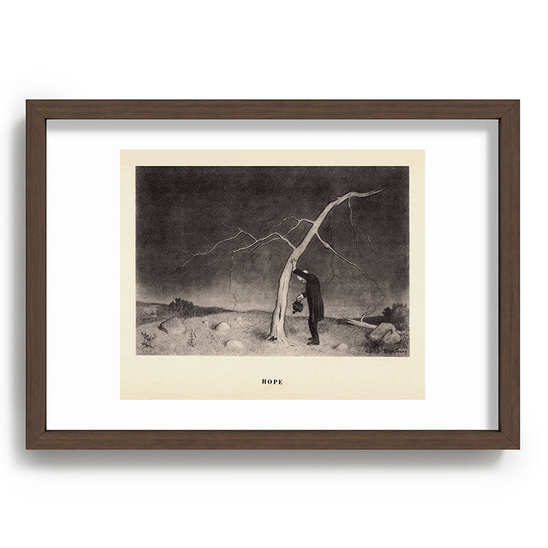 "Hope" from "Trees at Night" by Art Young Framed Art Print