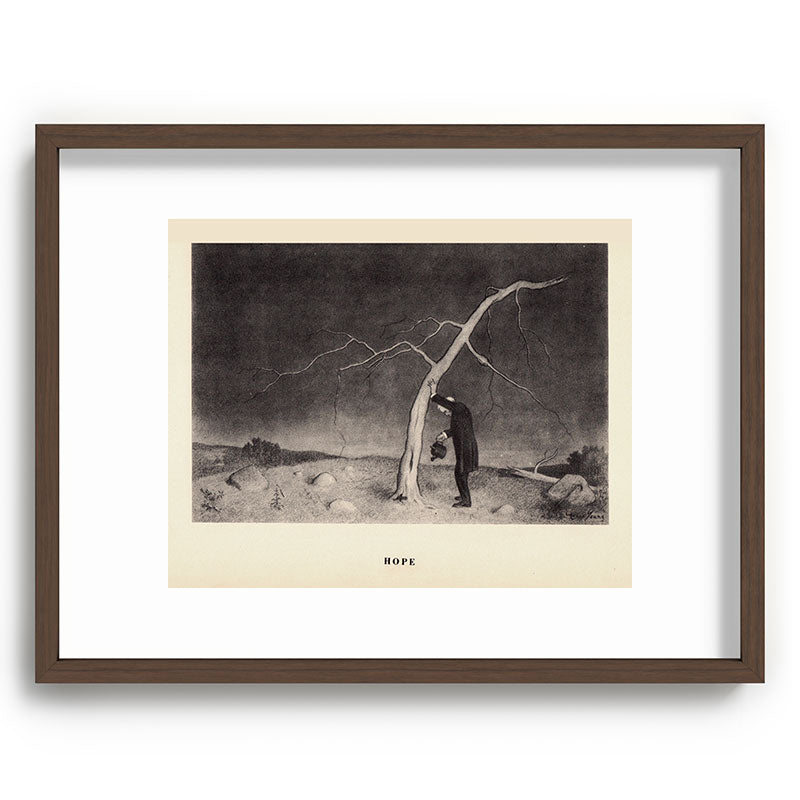 "Hope" from "Trees at Night" by Art Young Framed Art Print