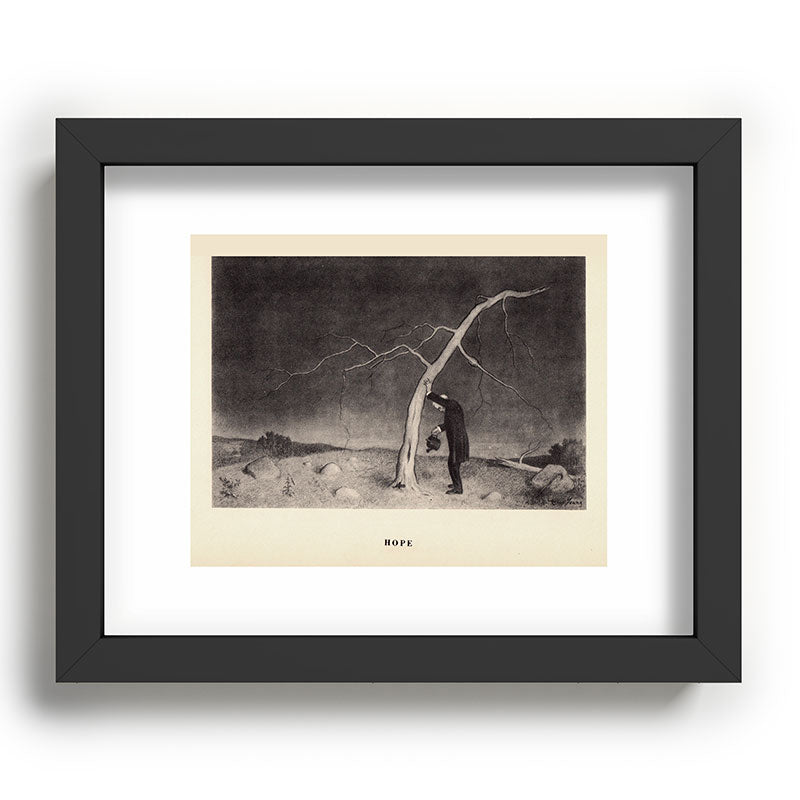 "Hope" from "Trees at Night" by Art Young Framed Art Print