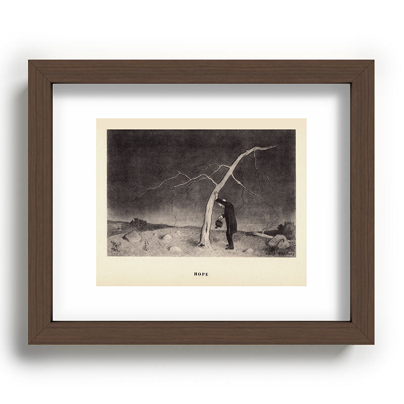 "Hope" from "Trees at Night" by Art Young Framed Art Print