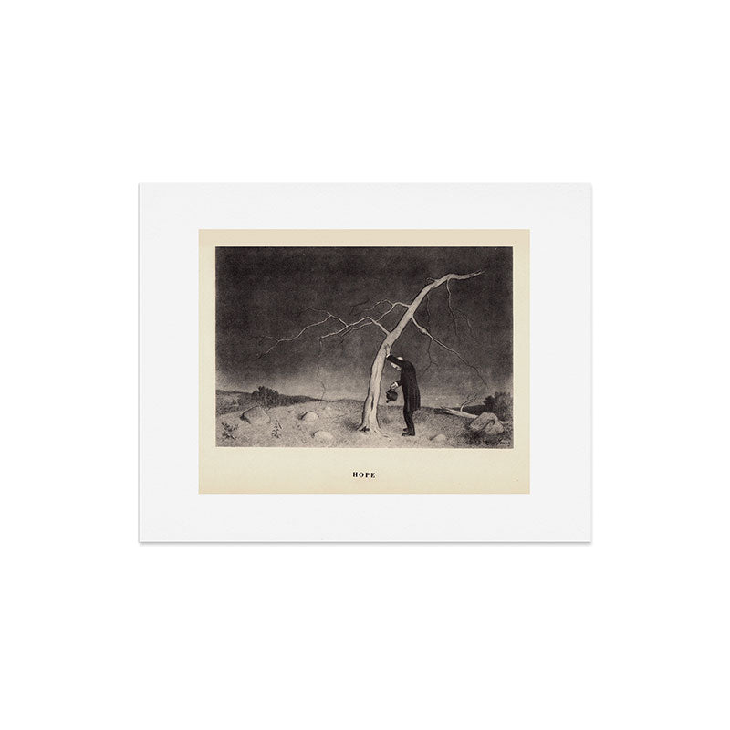 "Hope" from "Trees at Night" by Art Young Art Print