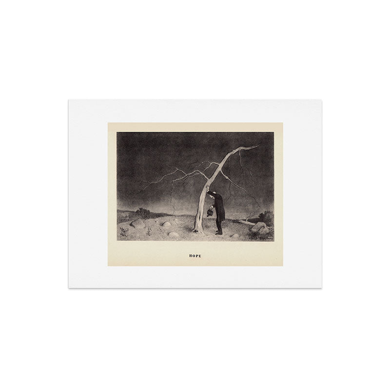 "Hope" from "Trees at Night" by Art Young Art Print