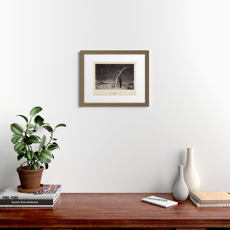 "Hope" from "Trees at Night" by Art Young Framed Art Print