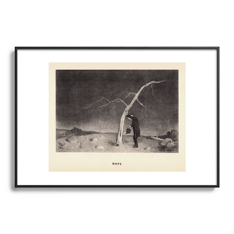 "Hope" from "Trees at Night" by Art Young Framed Art Print