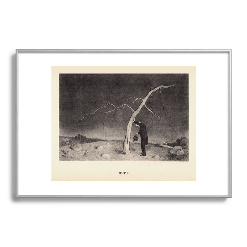 "Hope" from "Trees at Night" by Art Young Framed Art Print