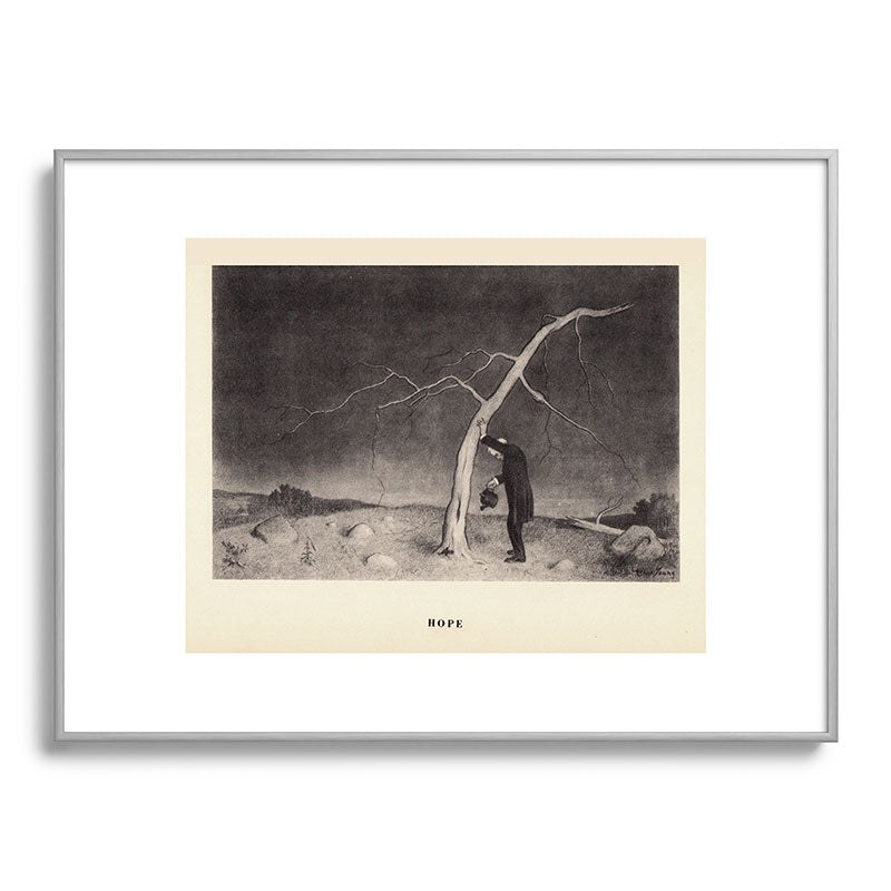 "Hope" from "Trees at Night" by Art Young Framed Art Print