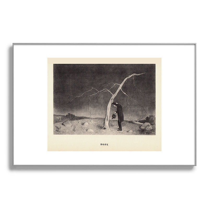 "Hope" from "Trees at Night" by Art Young Framed Art Print