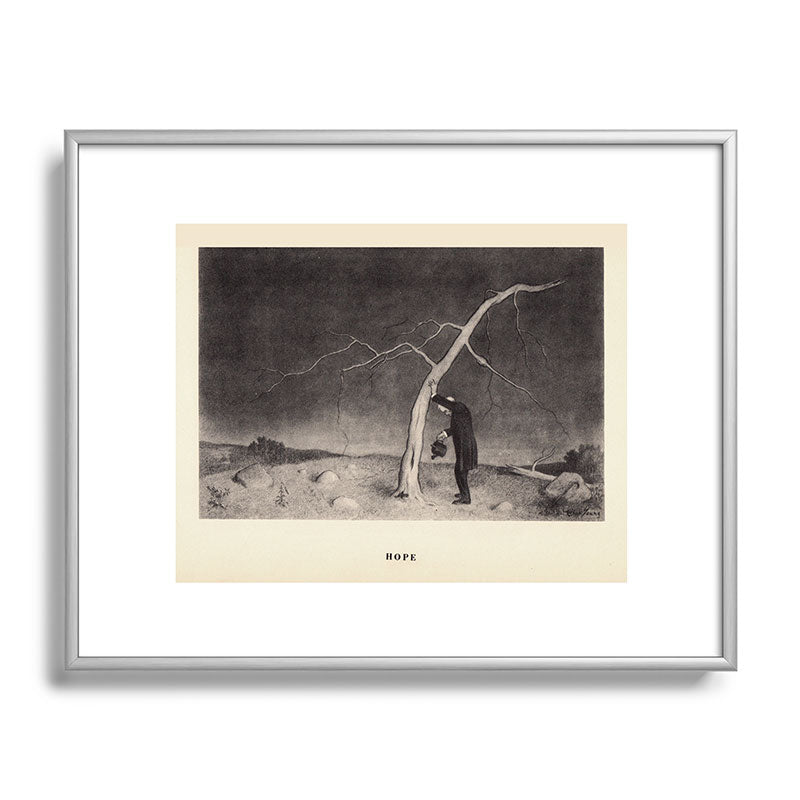 "Hope" from "Trees at Night" by Art Young Framed Art Print