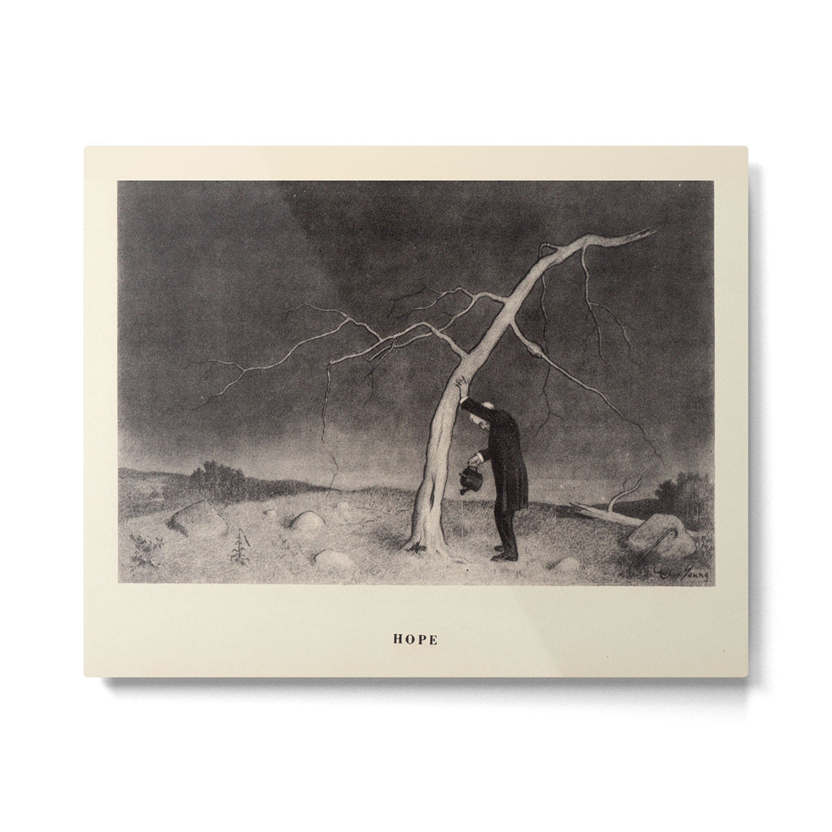 "Hope" from "Trees at Night" by Art Young Metal Print