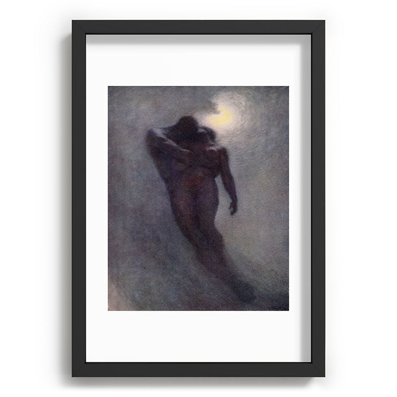 "How calm, how solemn it grows to ascend the atmosphere of lovers" (Margaret C. Cook, 1913) Framed Art Print