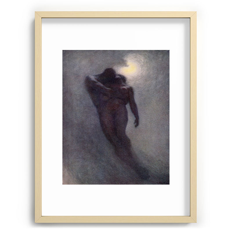 "How calm, how solemn it grows to ascend the atmosphere of lovers" (Margaret C. Cook, 1913) Framed Art Print