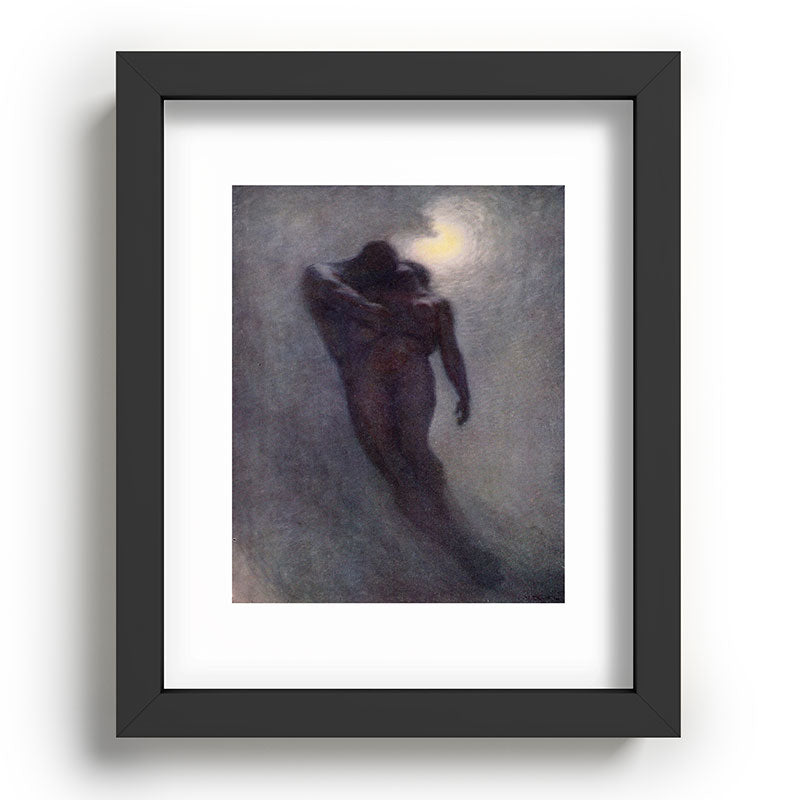 "How calm, how solemn it grows to ascend the atmosphere of lovers" (Margaret C. Cook, 1913) Framed Art Print