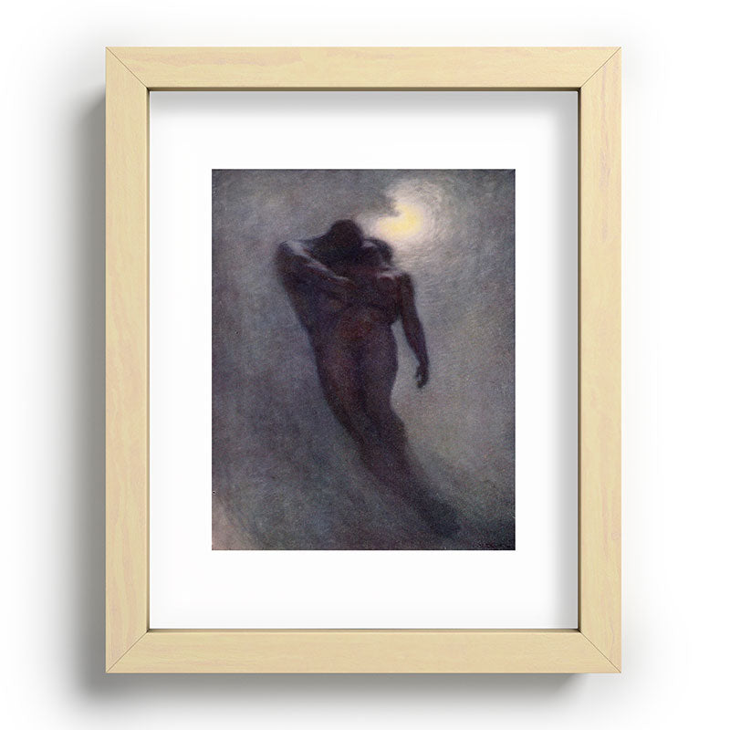 "How calm, how solemn it grows to ascend the atmosphere of lovers" (Margaret C. Cook, 1913) Framed Art Print
