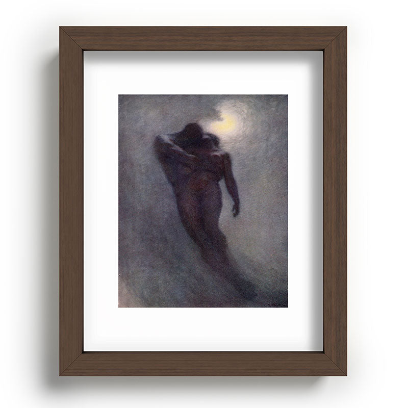 "How calm, how solemn it grows to ascend the atmosphere of lovers" (Margaret C. Cook, 1913) Framed Art Print