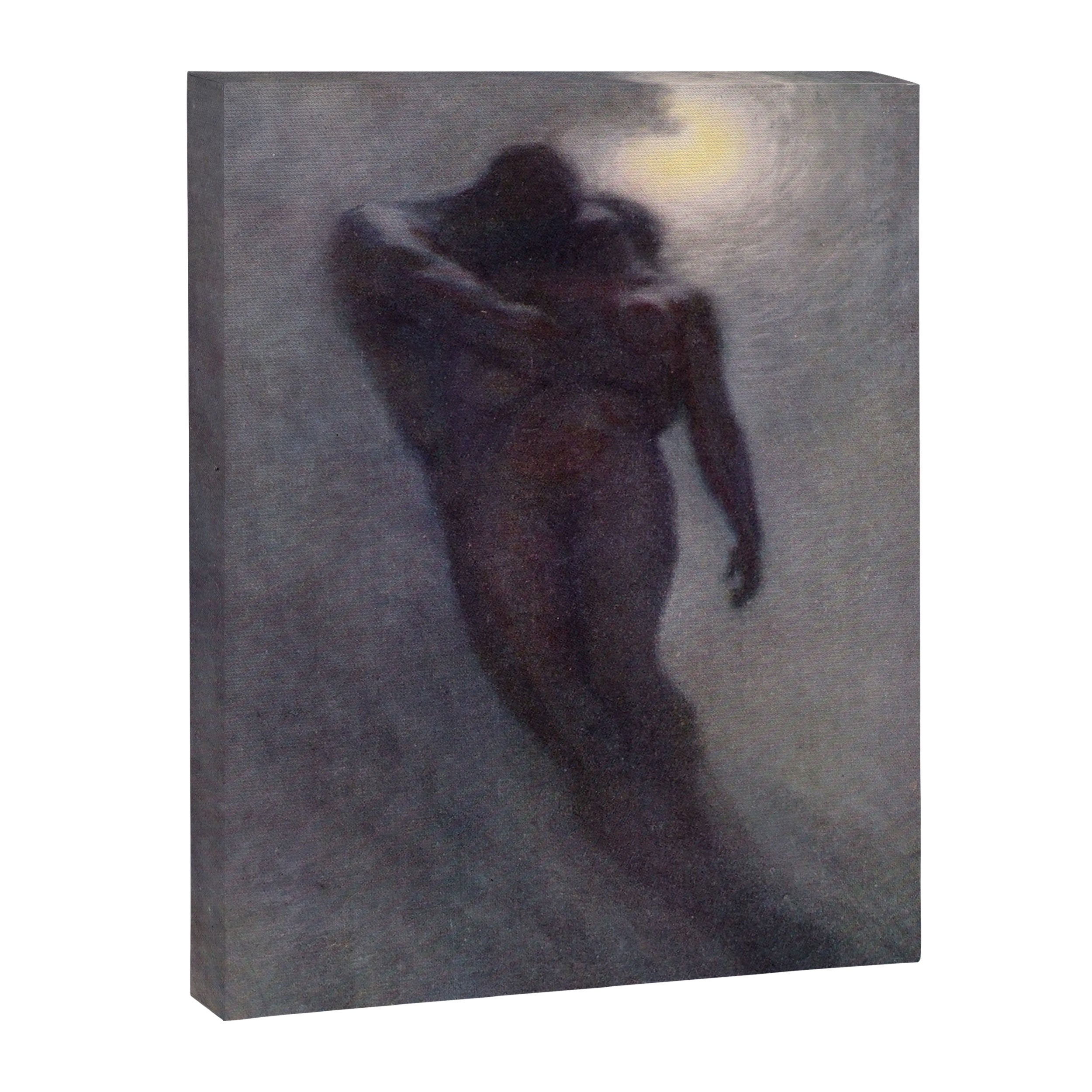 "How calm, how solemn it grows to ascend the atmosphere of lovers" (Margaret C. Cook, 1913) Canvas Print