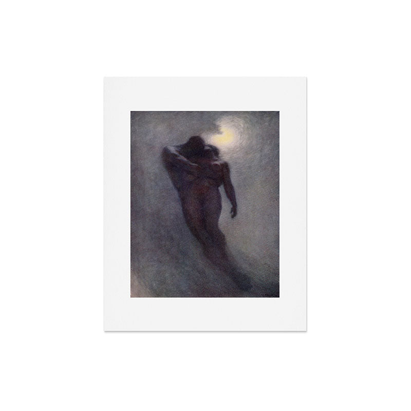 "How calm, how solemn it grows to ascend the atmosphere of lovers" (Margaret C. Cook, 1913) Art Print