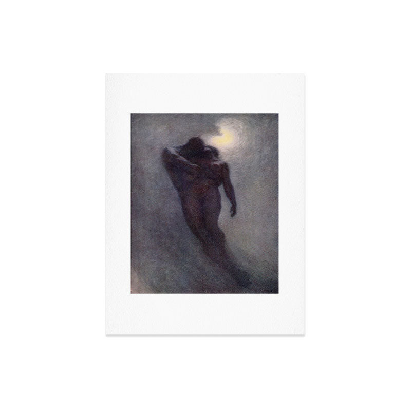"How calm, how solemn it grows to ascend the atmosphere of lovers" (Margaret C. Cook, 1913) Art Print