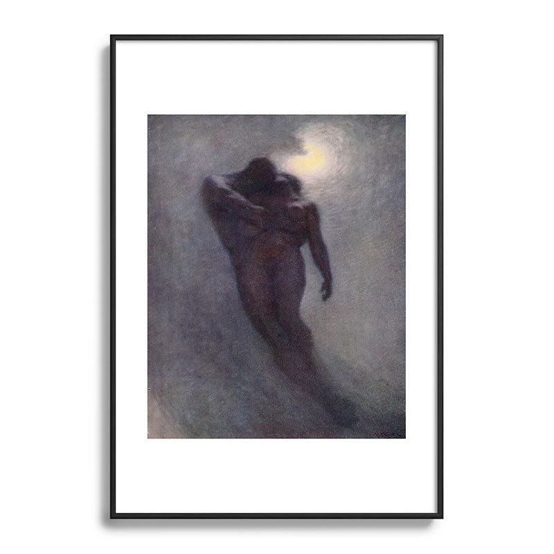 "How calm, how solemn it grows to ascend the atmosphere of lovers" (Margaret C. Cook, 1913) Framed Art Print