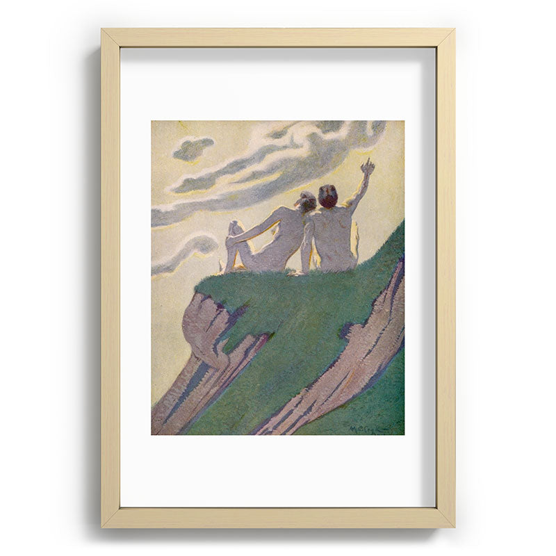 "I do not know what it is except that it is grand, and that it is happiness" (Margaret C Cook, 1913) Framed Art Print