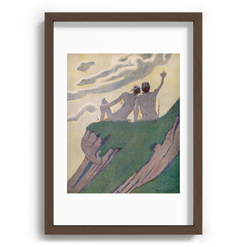"I do not know what it is except that it is grand, and that it is happiness" (Margaret C Cook, 1913) Framed Art Print