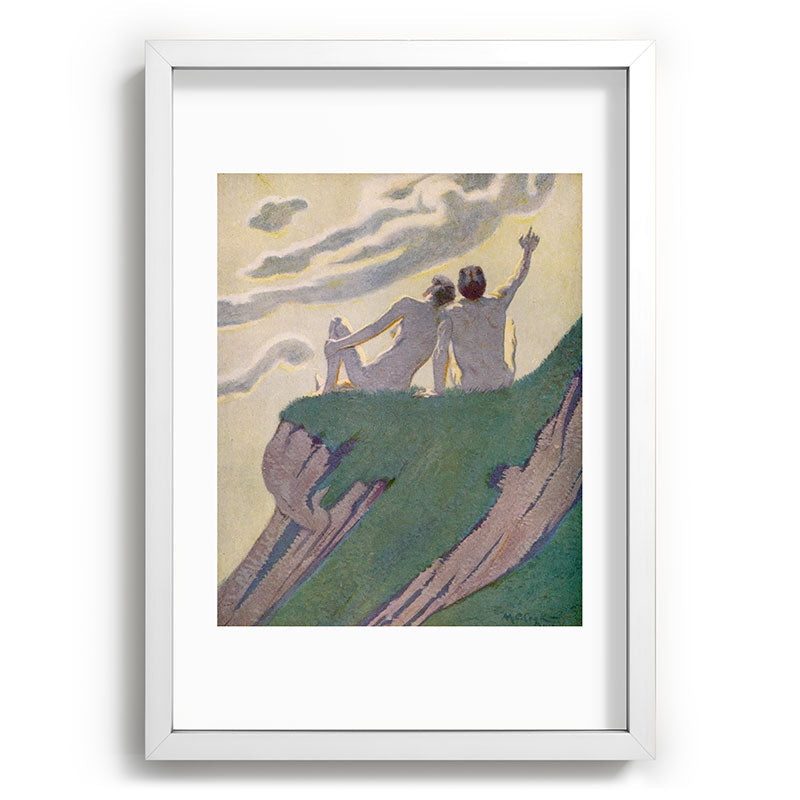 "I do not know what it is except that it is grand, and that it is happiness" (Margaret C Cook, 1913) Framed Art Print