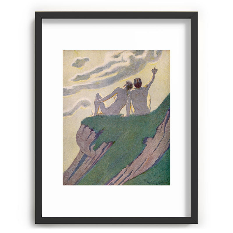 "I do not know what it is except that it is grand, and that it is happiness" (Margaret C Cook, 1913) Framed Art Print