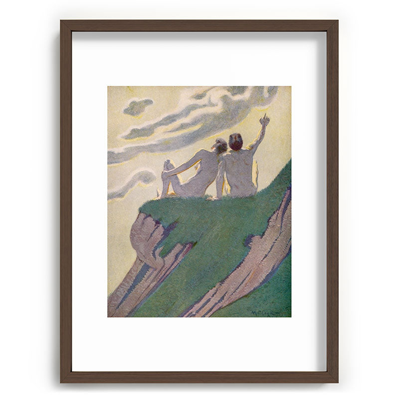 "I do not know what it is except that it is grand, and that it is happiness" (Margaret C Cook, 1913) Framed Art Print