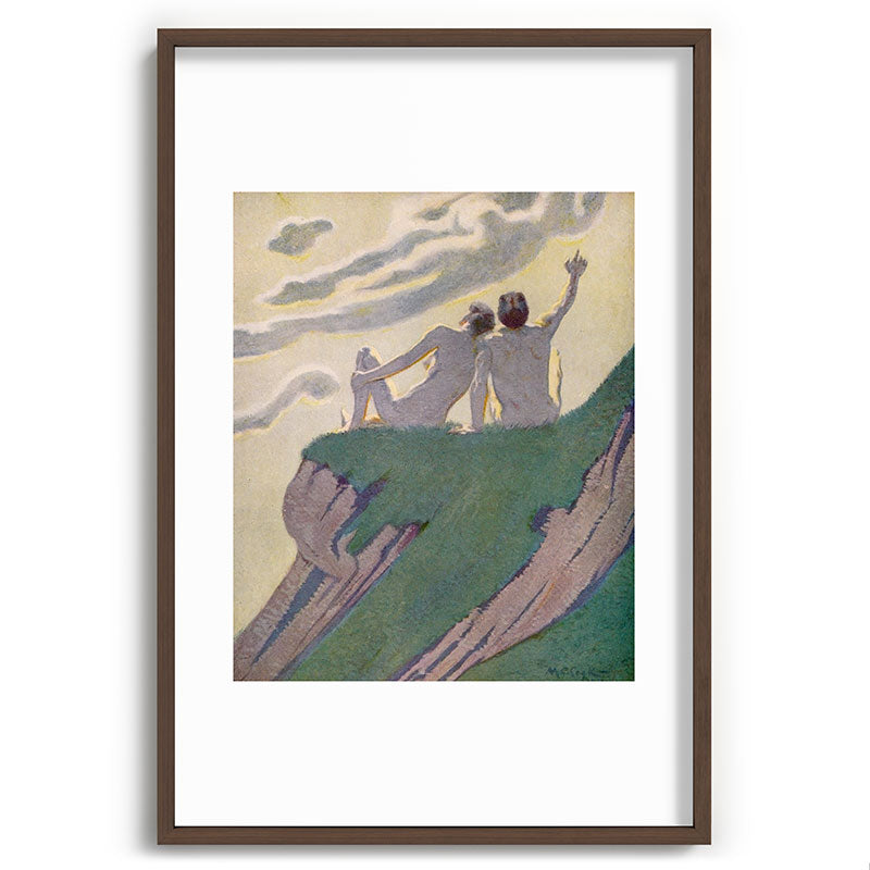 "I do not know what it is except that it is grand, and that it is happiness" (Margaret C Cook, 1913) Framed Art Print