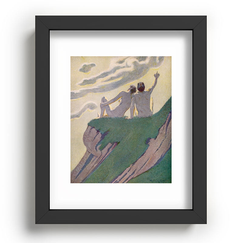 "I do not know what it is except that it is grand, and that it is happiness" (Margaret C Cook, 1913) Framed Art Print