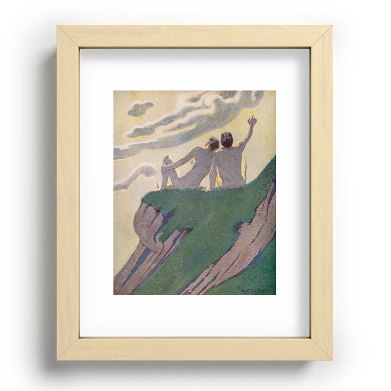 "I do not know what it is except that it is grand, and that it is happiness" (Margaret C Cook, 1913) Framed Art Print