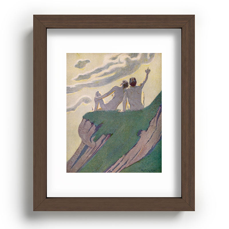 "I do not know what it is except that it is grand, and that it is happiness" (Margaret C Cook, 1913) Framed Art Print