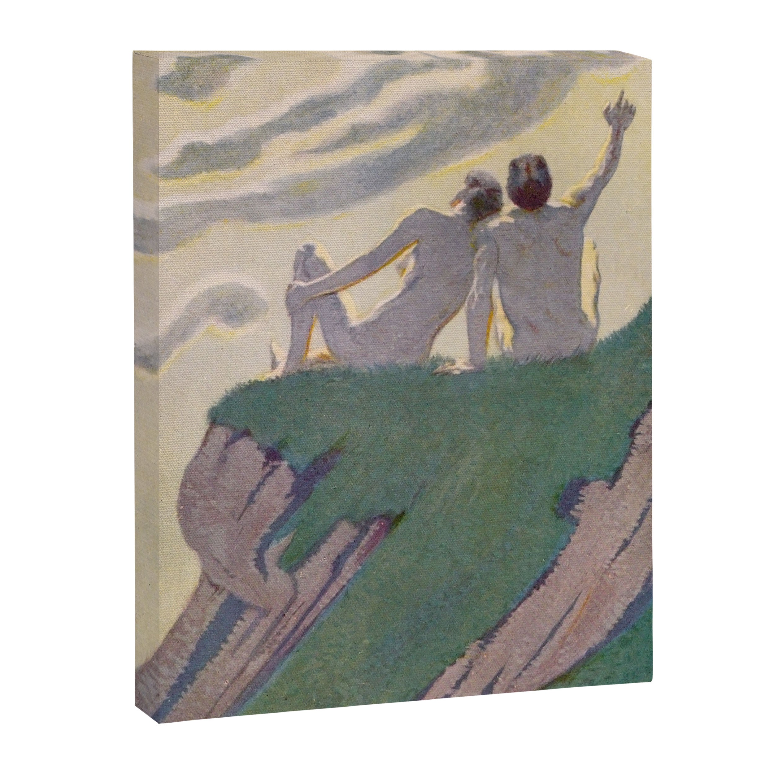 "I do not know what it is except that it is grand, and that it is happiness" (Margaret C Cook, 1913) Canvas Print