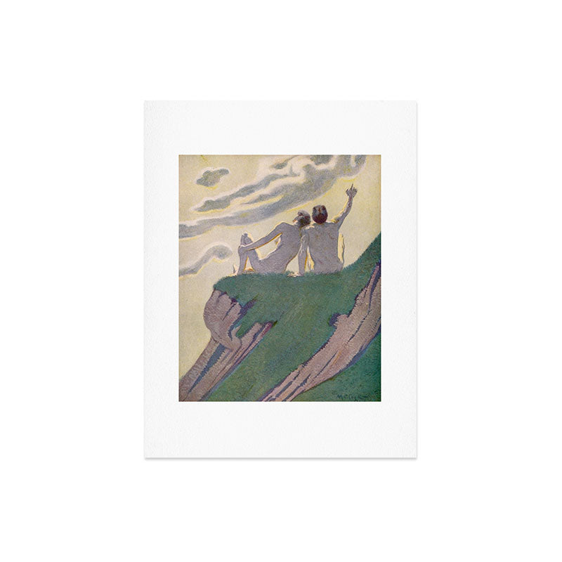 "I do not know what it is except that it is grand, and that it is happiness" (Margaret C Cook, 1913) Art Print