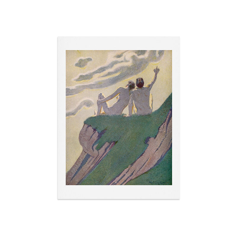 "I do not know what it is except that it is grand, and that it is happiness" (Margaret C Cook, 1913) Art Print