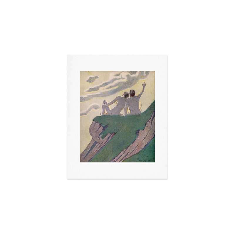 "I do not know what it is except that it is grand, and that it is happiness" (Margaret C Cook, 1913) Art Print