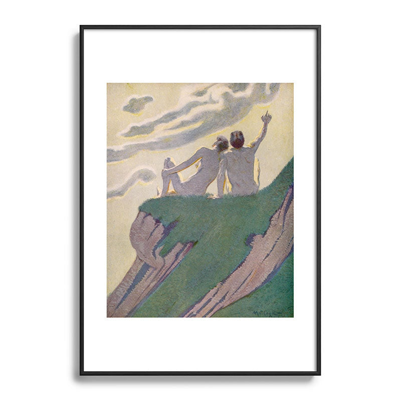 "I do not know what it is except that it is grand, and that it is happiness" (Margaret C Cook, 1913) Framed Art Print