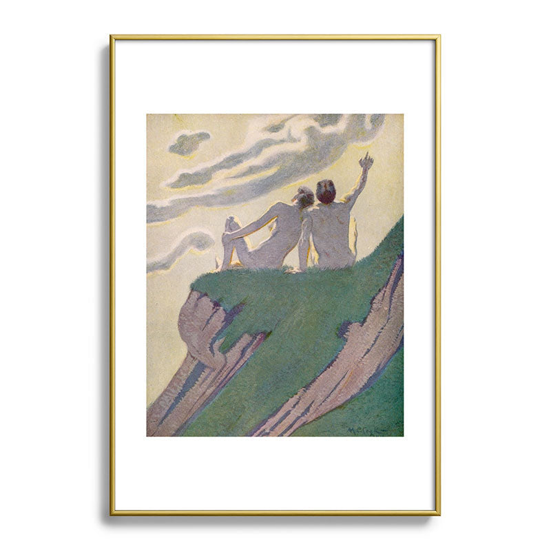 "I do not know what it is except that it is grand, and that it is happiness" (Margaret C Cook, 1913) Framed Art Print