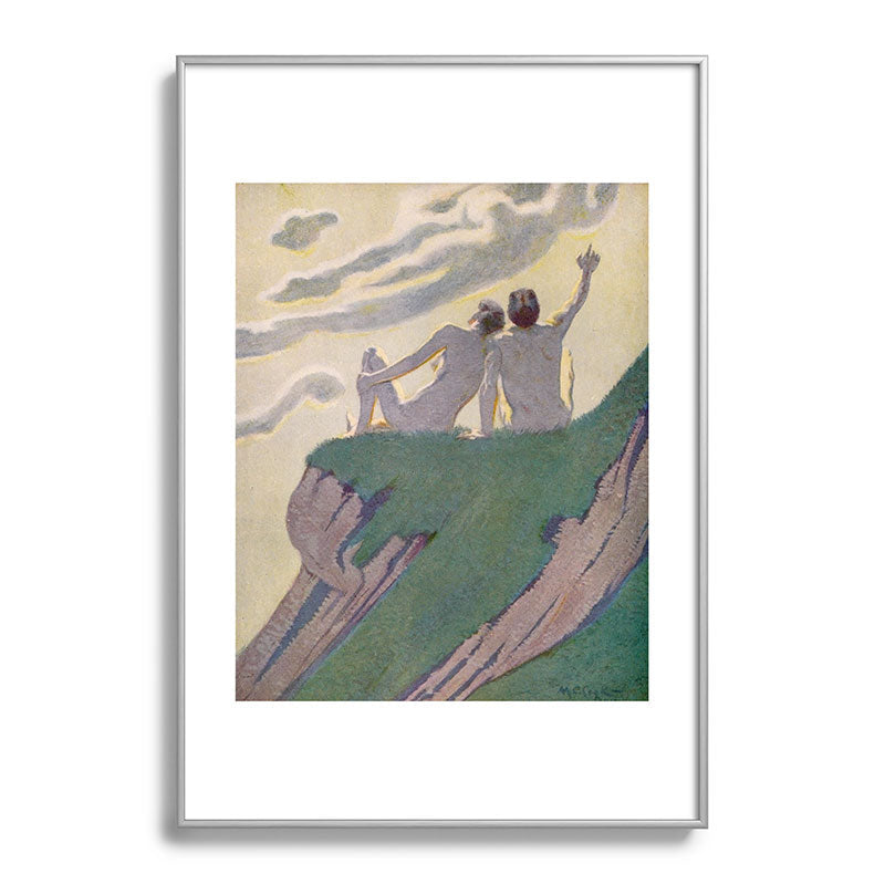 "I do not know what it is except that it is grand, and that it is happiness" (Margaret C Cook, 1913) Framed Art Print