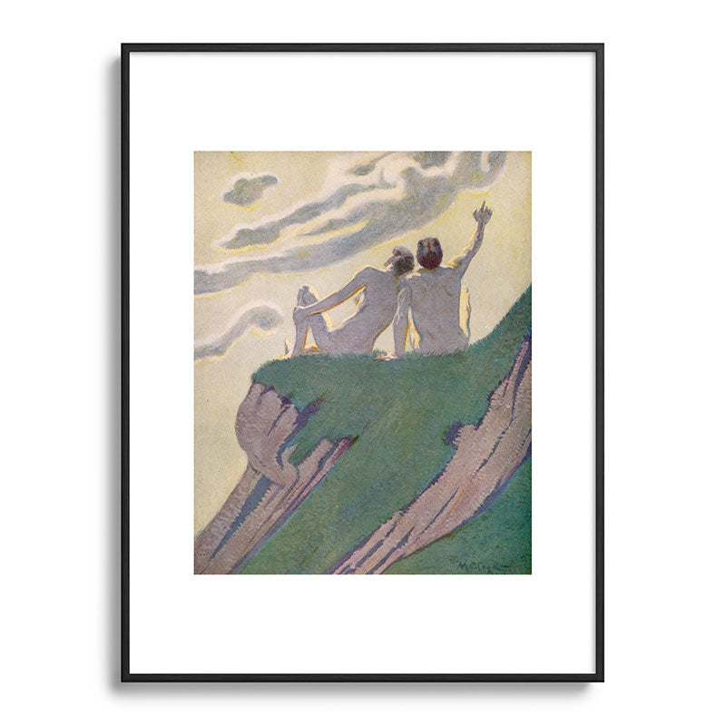 "I do not know what it is except that it is grand, and that it is happiness" (Margaret C Cook, 1913) Framed Art Print