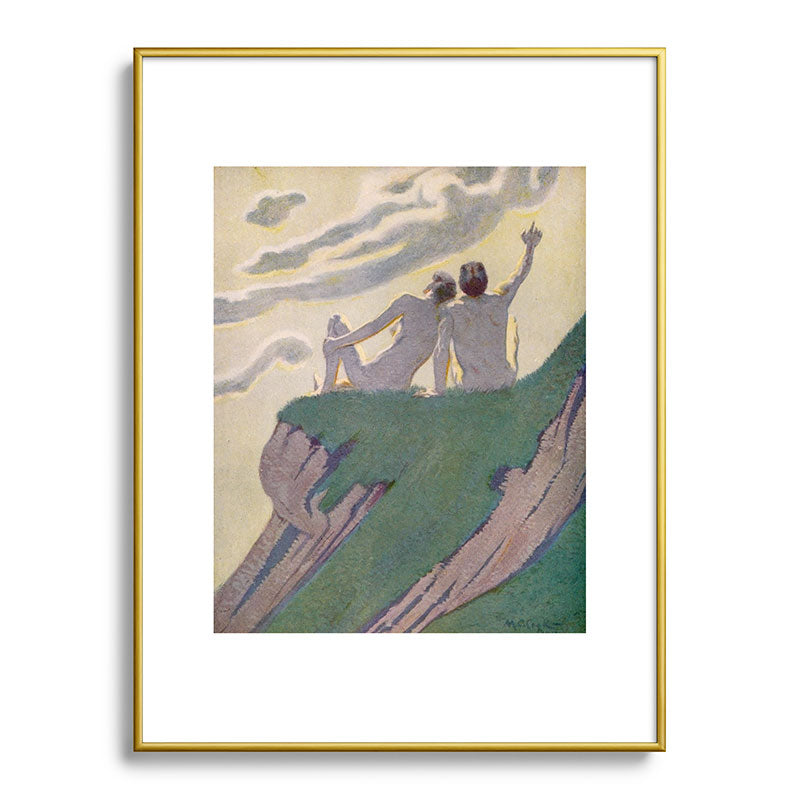 "I do not know what it is except that it is grand, and that it is happiness" (Margaret C Cook, 1913) Framed Art Print