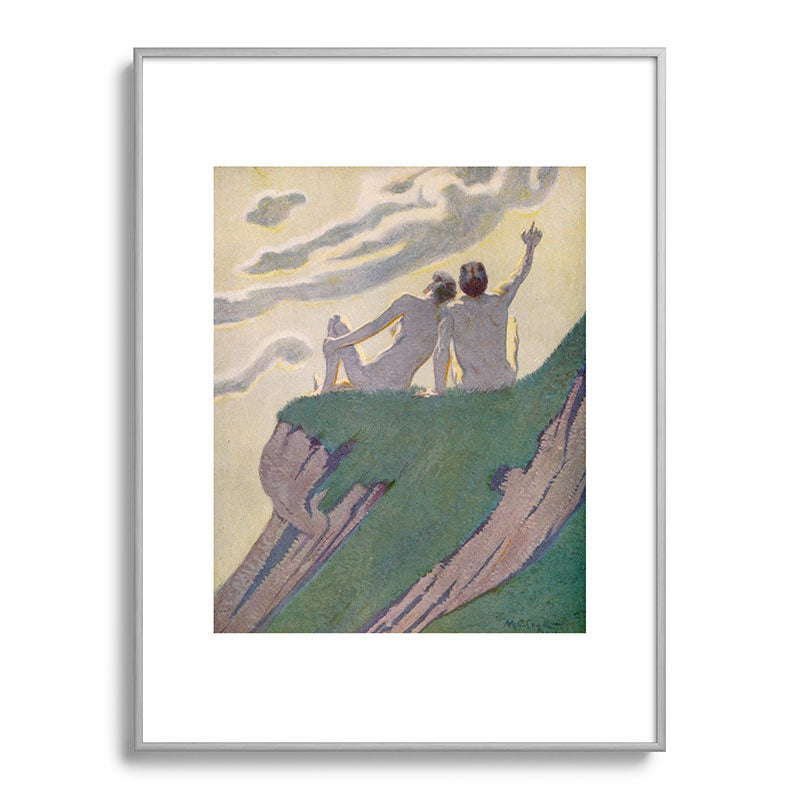 "I do not know what it is except that it is grand, and that it is happiness" (Margaret C Cook, 1913) Framed Art Print