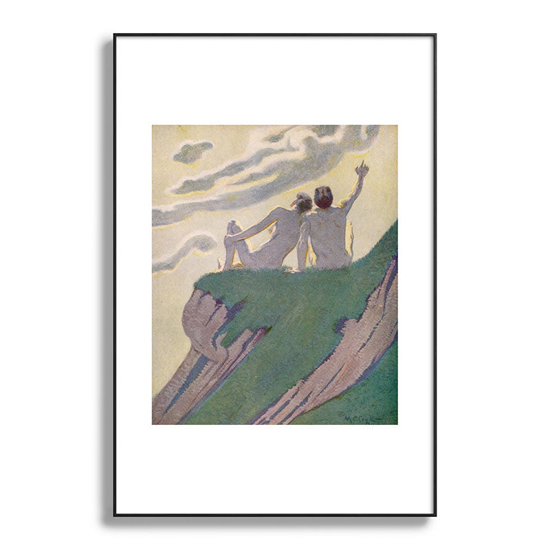 "I do not know what it is except that it is grand, and that it is happiness" (Margaret C Cook, 1913) Framed Art Print