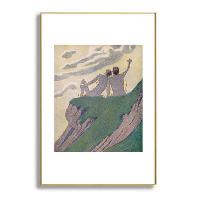 "I do not know what it is except that it is grand, and that it is happiness" (Margaret C Cook, 1913) Framed Art Print