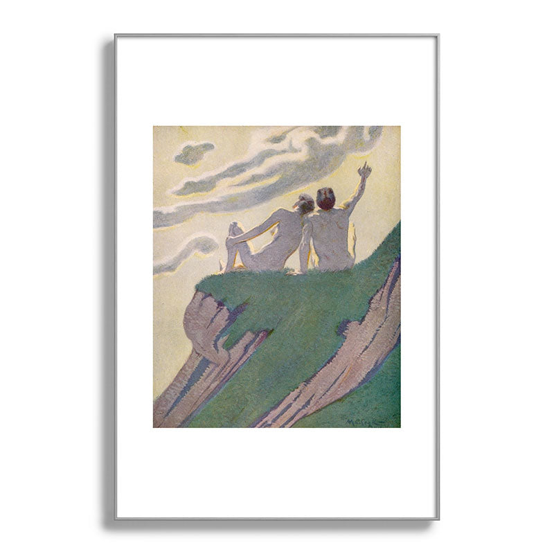 "I do not know what it is except that it is grand, and that it is happiness" (Margaret C Cook, 1913) Framed Art Print