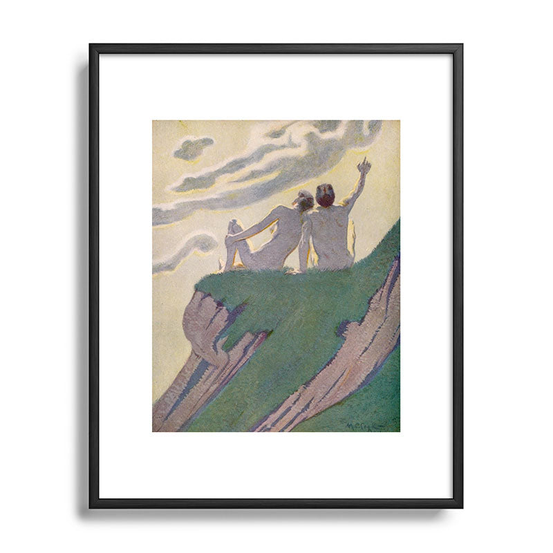 "I do not know what it is except that it is grand, and that it is happiness" (Margaret C Cook, 1913) Framed Art Print