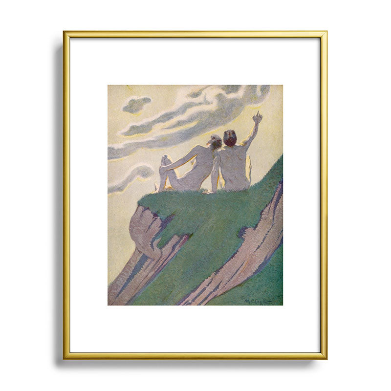 "I do not know what it is except that it is grand, and that it is happiness" (Margaret C Cook, 1913) Framed Art Print